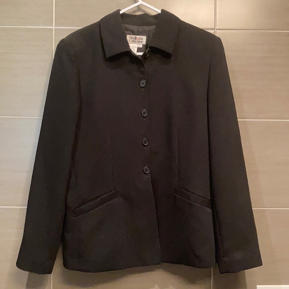 Style & Co black jacket